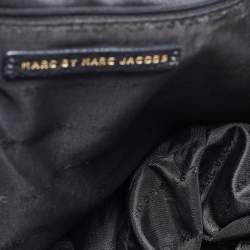 Marc by Marc Jacobs Black Leather Flipping Out Top Handle Bag