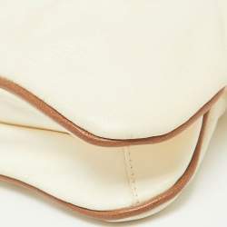 Marc by Marc Jacobs Off White/Brown Leather Chain Bag