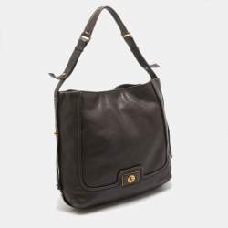 Marc by Marc Jacobs Purple Leather Revolution Hobo