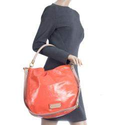 Pre Owned Marc by Marc Jacobs Orange Leather Too Hot To Handle Hobo