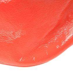 Pre Owned Marc by Marc Jacobs Orange Leather Too Hot To Handle Hobo