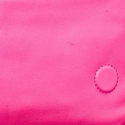 Marc by Marc Jacobs Neon Pink Leather Katie Clutch