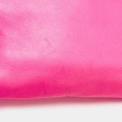 Marc by Marc Jacobs Neon Pink Leather Katie Clutch