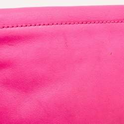 Marc by Marc Jacobs Neon Pink Leather Katie Clutch