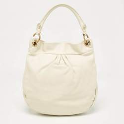 Marc by Marc Jacobs Off White Leather Classic Q Hillier Hobo