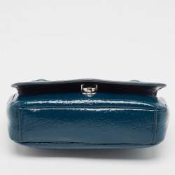 Marc by Marc Jacobs Teal Green Patent Leather Bond Bubble Crossbody Bag