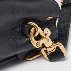 Pre Owned Marc by Marc Jacobs Black Leather Goodbye Columbus Satchel