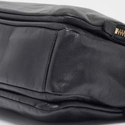 Pre Owned Marc by Marc Jacobs Black Leather Goodbye Columbus Satchel