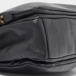 Pre Owned Marc by Marc Jacobs Black Leather Goodbye Columbus Satchel