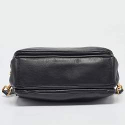 Pre Owned Marc by Marc Jacobs Black Leather Goodbye Columbus Satchel