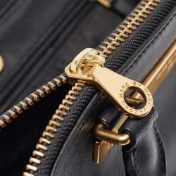 Pre Owned Marc by Marc Jacobs Black Leather Goodbye Columbus Satchel