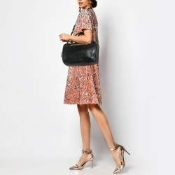 Pre Owned Marc by Marc Jacobs Black Leather Goodbye Columbus Satchel