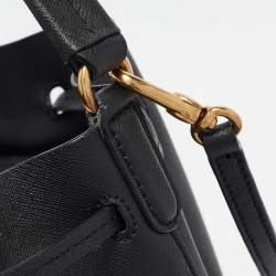 Marc by Marc Jacobs Black Saffiano Leather Bucket Bag