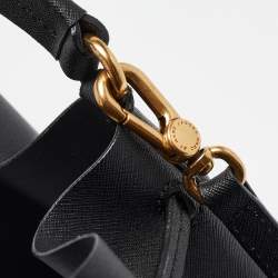 Marc by Marc Jacobs Black Saffiano Leather Bucket Bag