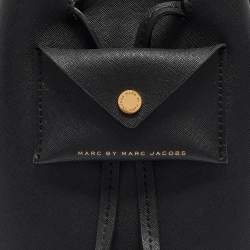 Marc by Marc Jacobs Black Saffiano Leather Bucket Bag