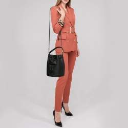 Marc by Marc Jacobs Black Saffiano Leather Bucket Bag