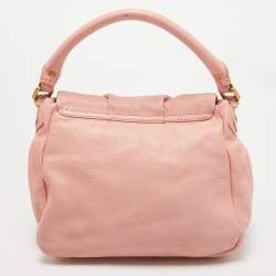 Marc by Marc Jacobs Pink Leather Classic Q Lil Ukita Top Handle Bag