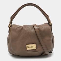 Marc by Marc Jacobs Beige Leather Classic Q Lil Ukita Satchel