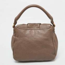 Marc by Marc Jacobs Beige Leather Classic Q Lil Ukita Satchel