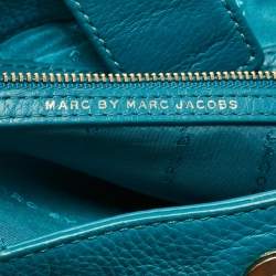 Marc by Marc Jacobs Teal Green Leather Too Hot to Handle Top Handle Bag