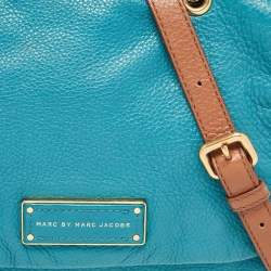 Marc by Marc Jacobs Teal Green Leather Too Hot to Handle Top Handle Bag