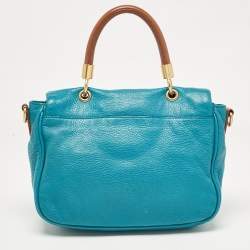 Marc by Marc Jacobs Teal Green Leather Too Hot to Handle Top Handle Bag