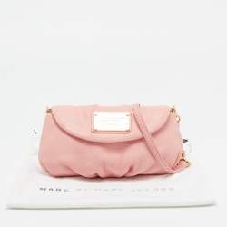 Pre Owned Marc by Marc Jacobs Pink Leather Classic Q Karlie Crossbody Bag