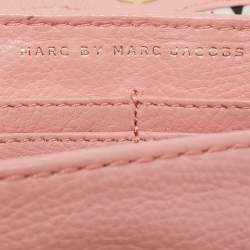 Pre Owned Marc by Marc Jacobs Pink Leather Classic Q Karlie Crossbody Bag