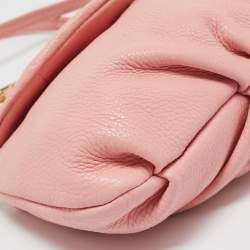 Pre Owned Marc by Marc Jacobs Pink Leather Classic Q Karlie Crossbody Bag