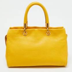 Marc by Marc Jacobs Yellow Leather Too Hot to Handle Tote