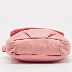 Pre Owned Marc by Marc Jacobs Pink Leather Classic Q Isabelle Crossbody Bag