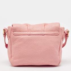 Pre Owned Marc by Marc Jacobs Pink Leather Classic Q Isabelle Crossbody Bag