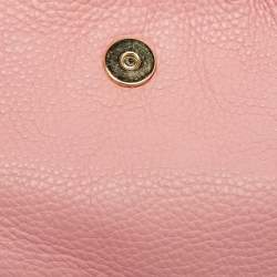 Pre Owned Marc by Marc Jacobs Pink Leather Classic Q Isabelle Crossbody Bag