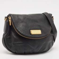 Marc by Marc Jacobs Black Leather Classic Q Natasha Crossbody Bag