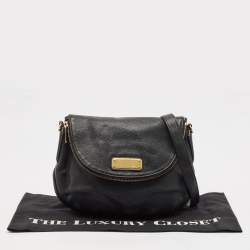 Marc by Marc Jacobs Black Leather Classic Q Natasha Crossbody Bag