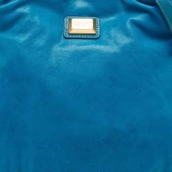 Marc by Marc Jacobs Blue Leather Classic Q Hillier Hobo
