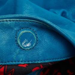 Marc by Marc Jacobs Blue Leather Classic Q Hillier Hobo