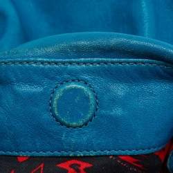 Marc by Marc Jacobs Blue Leather Classic Q Hillier Hobo