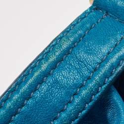 Marc by Marc Jacobs Blue Leather Classic Q Hillier Hobo