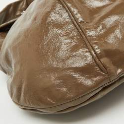 Marc by Marc Jacobs Brown Leather Turnlock Hobo