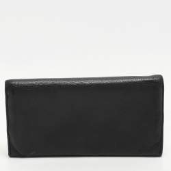 Marc by Marc Jacobs Black Leather Trifold Continental Wallet