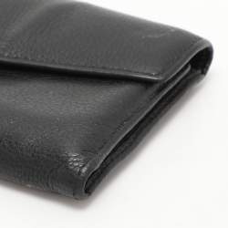 Marc by Marc Jacobs Black Leather Trifold Continental Wallet