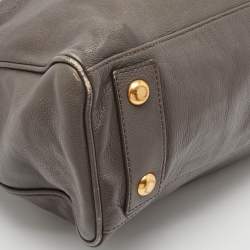 Marc by Marc Jacobs Dark Grey Leather Large Too Hot to Handle Tote