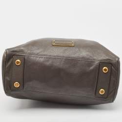 Marc by Marc Jacobs Dark Grey Leather Large Too Hot to Handle Tote