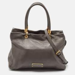 Marc by Marc Jacobs Dark Grey Leather Large Too Hot to Handle Tote