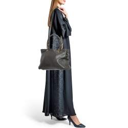 Marc by Marc Jacobs Dark Grey Leather Large Too Hot to Handle Tote