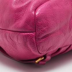 Marc by Marc Jacobs Pink Leather Classic Q Mariska Backpack