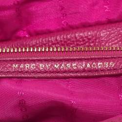 Marc by Marc Jacobs Pink Leather Classic Q Mariska Backpack