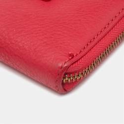 Marc by Marc Jacobs Pink Leather Classic Q Wingman Wallet