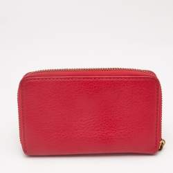 Marc by Marc Jacobs Pink Leather Classic Q Wingman Wallet